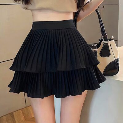 Ballet Style Pleated Skirt - Korean Aesthetic
