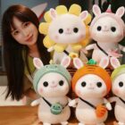 Cotton the Adventurous Rabbit - Kawaii Hatted Bunny Plushie word3