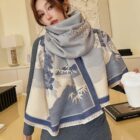 Vegan Cashmere Wide Scarf - Seasons Edition word1