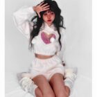 Kawaii Fluffy Pajama Set word1