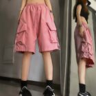 Loose Casual Shorts - Korean Aesthetic word3