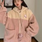 Fluffy Warm Hooded Coat - Kawaii Clothes word3