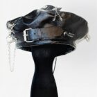 Vegan Leather Studded Beret - Punk Aesthetic word3