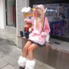 Loose Thick Feathered Hoodie - Harajuku Aesthetic word1