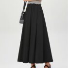 Long Loose Summer Skirt - Korean Aesthetic word1