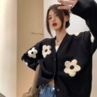 Flower Sweater - Korean Casual Clothes word3