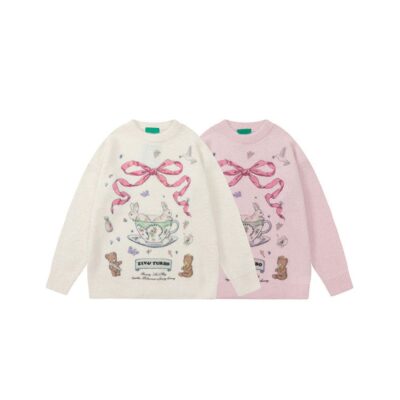 Rabbit Sweater - Kawaii Vintage