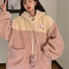 Fluffy Warm Hooded Coat - Kawaii Clothes word3