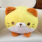 Kawaii Neko Cat Round Pillow - Chonky Plushies word2