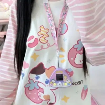 Kawaii Long Sleeve Stripped Shirt - Yume Kawaii