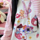Kawaii Long Sleeve Stripped Shirt - Yume Kawaii word2