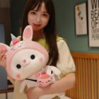 Cotton the Adventurous Rabbit - Kawaii Hatted Bunny Plushie word3