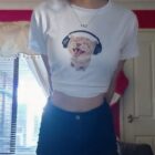 Jam Cat Cotton T-shirt word2