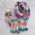 Fluffy Rainbow Scarf - Kawaii Winter Clothes word1