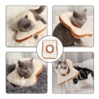 Super Soft Plush Cat Cone Collar word3