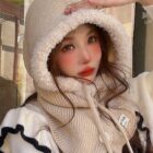 Korean Balaclava Hat - Korean Aesthetic word1