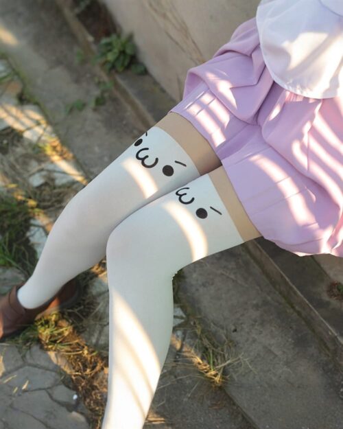 Kawaii Japanese Kaomoji Stockings