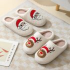 Plushy Home Slippers - Christmas Collection word2
