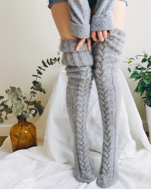Knitxi Knitted Thigh High