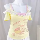 Sweet Bowed Crop Top - Yume Kawaii Aesthetic word2