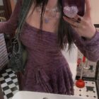 Lace Spring Dress - Gothic Aesthetic word1