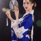 Satin Kimono - Japanese Design word2