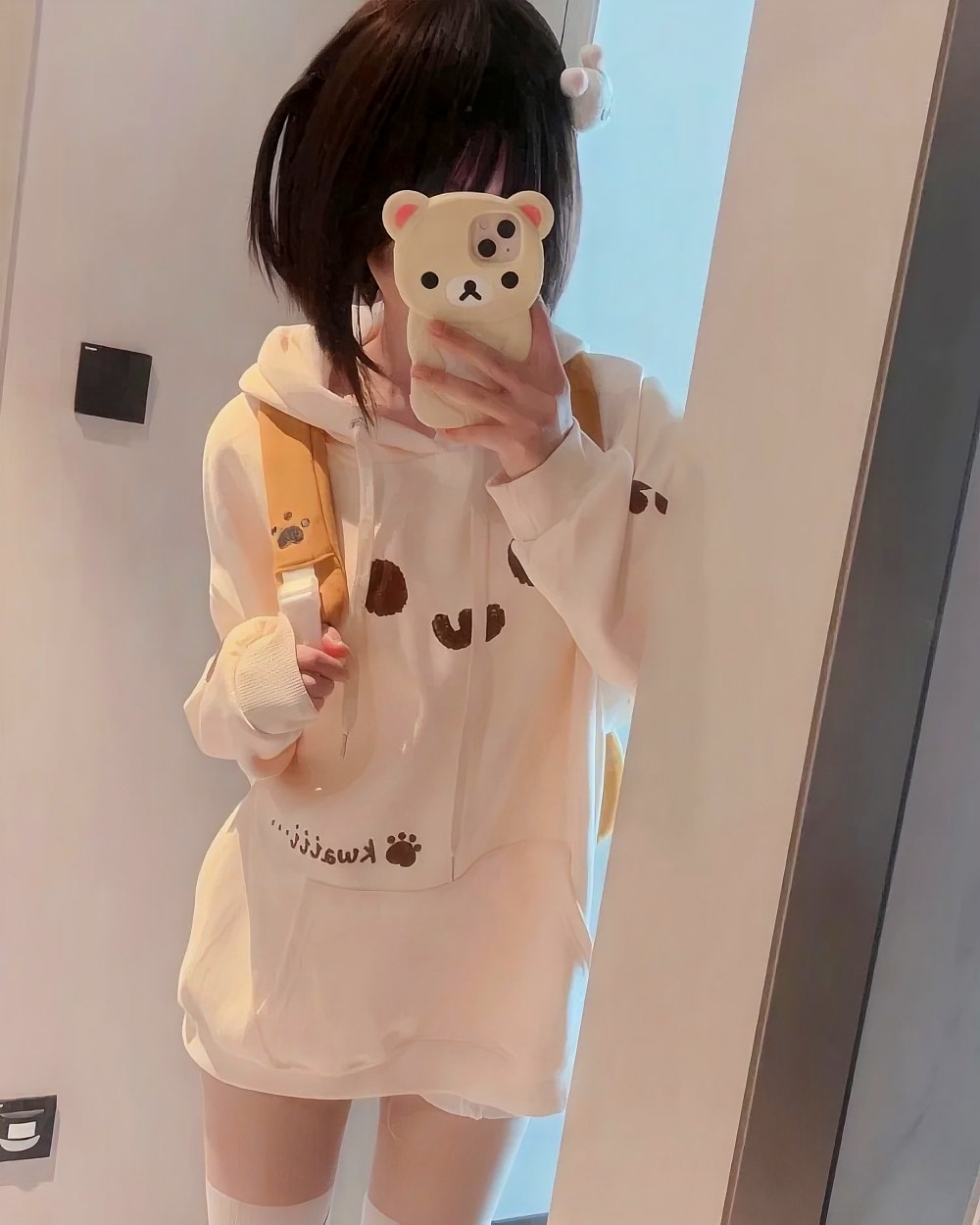 zx1g1vp6yfgsf2eqjupe.jpg Kaomoji Bear Hoodie - Kawaii Clothes word3