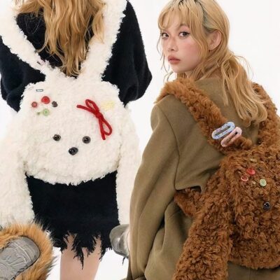 Plushie Backpack - Korean Style