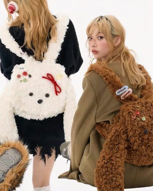 Plushie Backpack - Korean Style