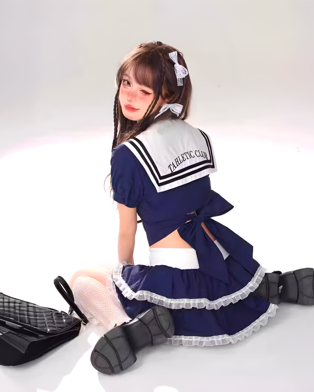 Coquette Sailor Suit - Harajuku Aesthetic word1