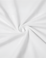 Close-up of white I Love My Home Neko T-Shirt fabric, showcasing texture.