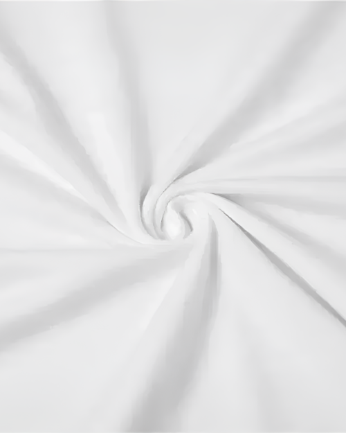 Close-up of white I Love My Home Neko T-Shirt fabric, showcasing texture.