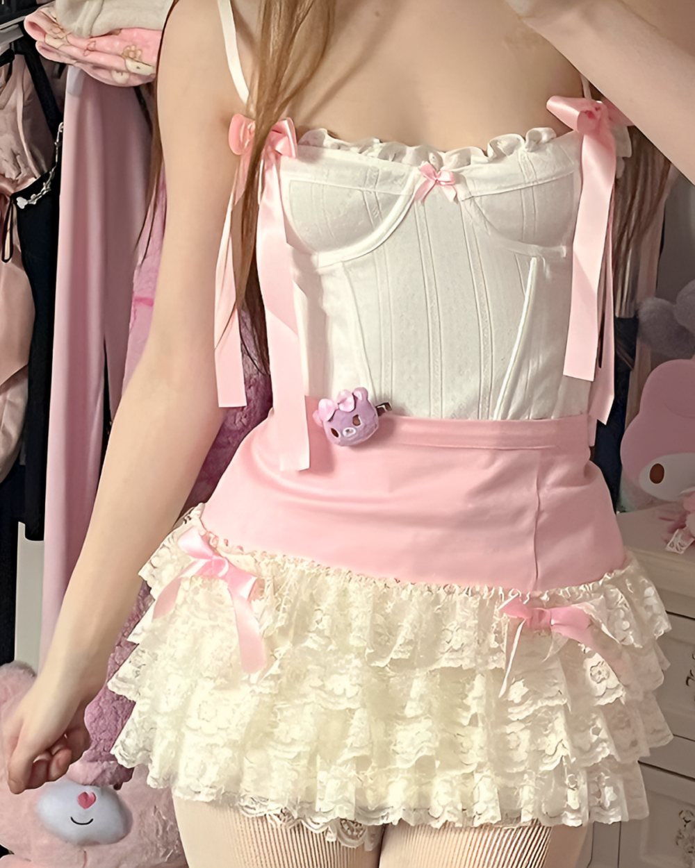 Laced Kawaii Set - Coquette Aesthetic word2