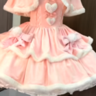Plush Puffy Dress - Fairycore Aesthetic word3