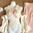 Sweet and Fancy Set - Dollette Aesthetic Clothing displayed on a mannequin.