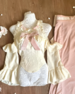 Sweet and Fancy Set - Dollette Aesthetic Clothing displayed on a mannequin.