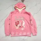 Pink Mezzo Piano Hoodie - Sweets Edition featuring doughnuts and a Honey & Sugar design.