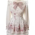 3733 White Dress Set