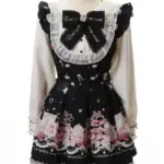 3733 Black Dress Set