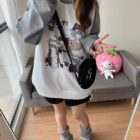 Cotton Anime T-Shirts - Cutecore Aesthetic word1