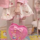 Pink Heart Shaped Cross Body Bag - Jojifuku Aesthetic, featuring a cute cartoon design.