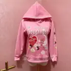 Pink Mezzo Piano Hoodie featuring 'Honey & Sugar Doughnuts' design and Berrie's Magic flavors.