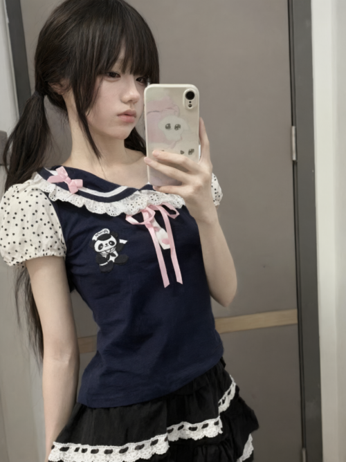 Midnight Panda Sailor Kawaii T-Shirt
