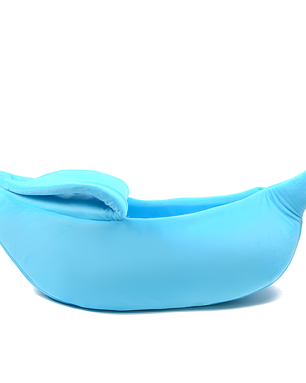 Blue banana shaped cute cat beds for pets. Soft plush material.