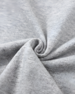 Close-up of the fabric texture of a Life is Like Tetris Kuro Neko T-Shirt. Showing the soft material of this Kuro Neko T-Shirt.