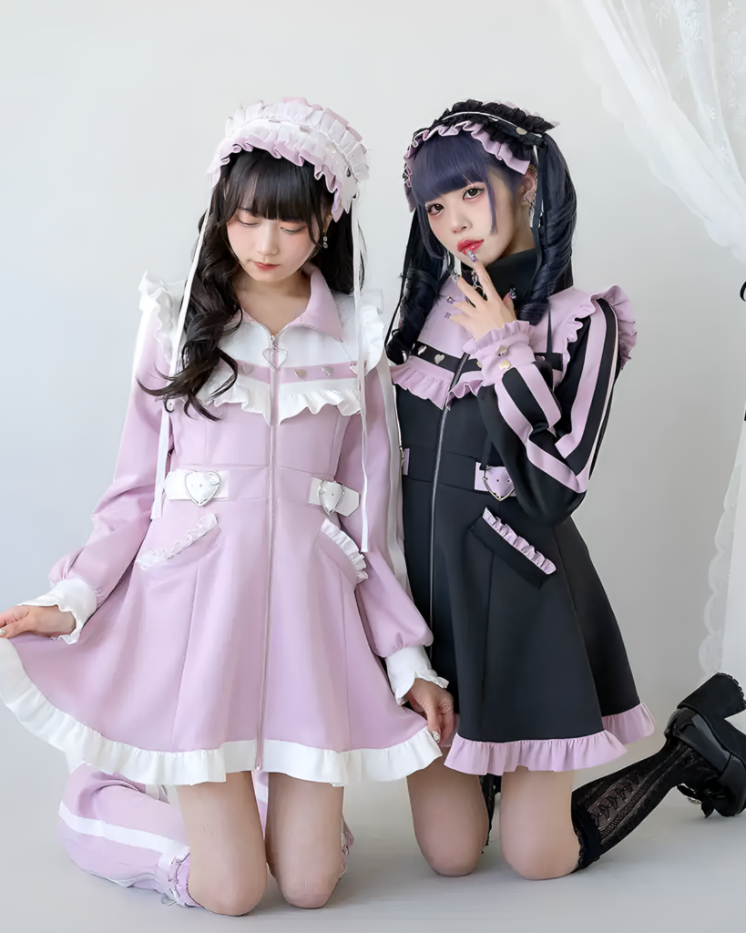 Sabukaru Heart-Zip Mini Dress