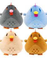 Set of Stardew Chicken Plush – Pixel Collection plush toys in various colors.