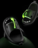 Close-up of Thick and Comfy Anglerfish Sandals, featuring a playful design.