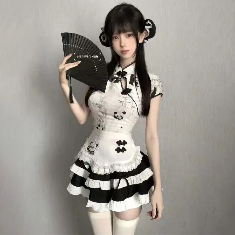 Inkwell Panda Maid Dress word3