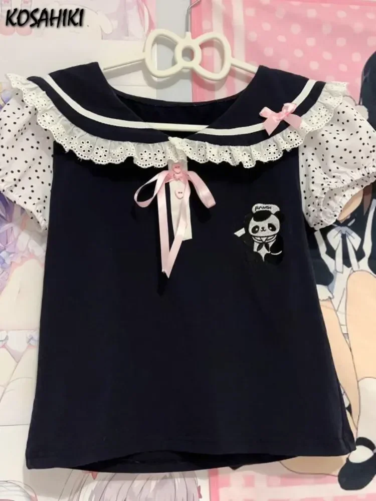 Midnight Panda Sailor Kawaii T-Shirt word3